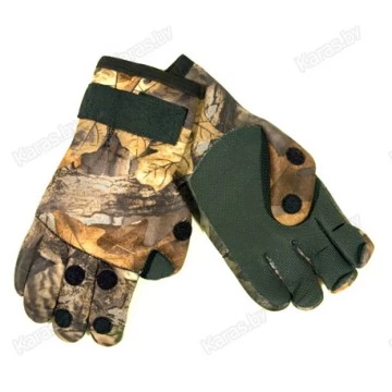 Перчатки TAGRIDER  TR 091-2 неопреновые 3 откидных пальца